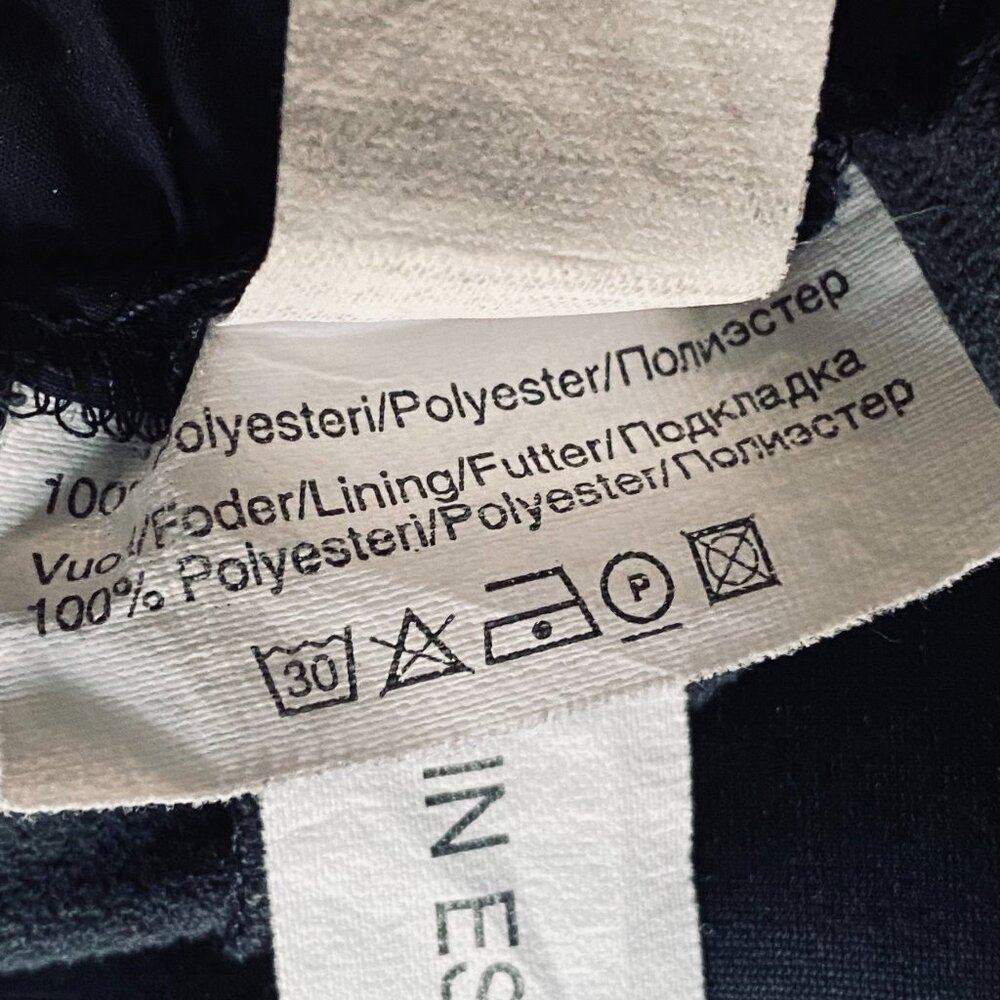 Rukka Womens Girls Bib Pants Size 158 Zip Off Wind Stopper Navy Blue S Vintage - Picture 10 of 14